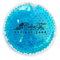 Teal Round Hot/ Cold Pack with Gel Beads